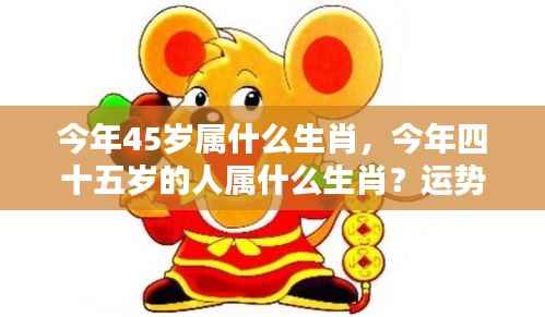 今年四十五岁属相运势解析,生肖特征与个人运势展望