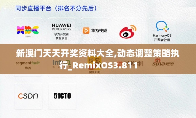 新澳门天天开奖资料大全,动态调整策略执行_RemixOS3.811