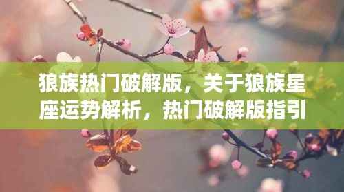 狼族星座运势解析与热门破解版,揭秘未来之路