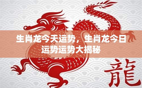 生肖龙今日运势大揭秘,运势详解与运势走向分析
