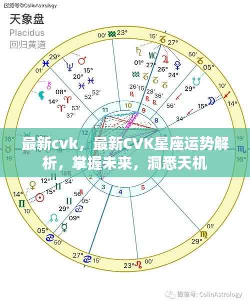 最新CVK星座运势解析,掌握未来,洞悉天机运势走向!