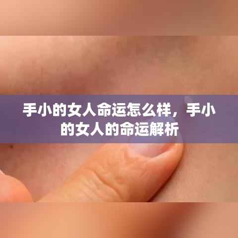 手小女人的命运解析,手型与命运之间的关联探讨