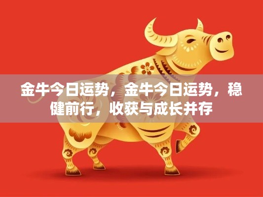 金牛今日运势,稳健前行,收获与成长双丰收