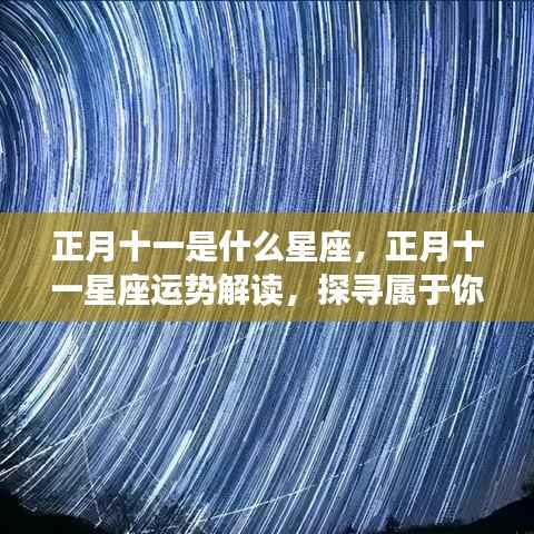 正月十一星座运势解读与探寻属于你的星辰轨迹