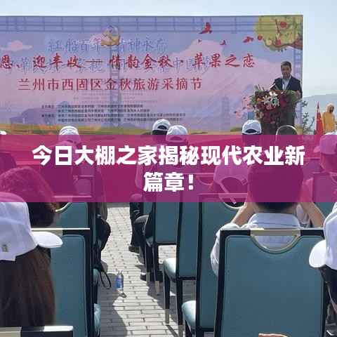 今日大棚之家揭秘现代农业新篇章!