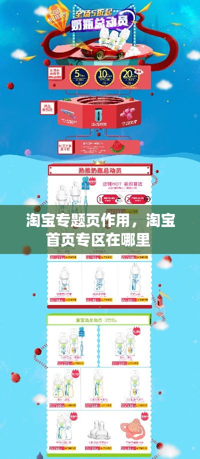 淘宝专题页作用,淘宝首页专区在哪里
