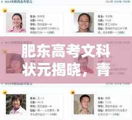 肥东高考文科状元揭晓,青春闪耀,前十名学霸盘点!