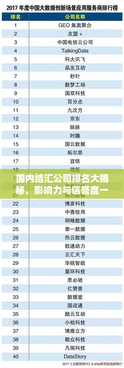 国内结汇公司排名大揭秘,影响力与信誉度一览